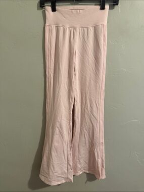 adidas Kids Light Pink Flared Leggings
